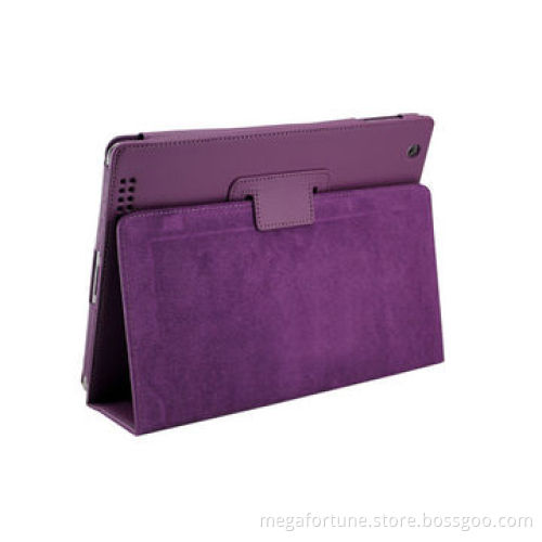 PU Leather Case for iPad 4 with Unique Design and Sleep Functions